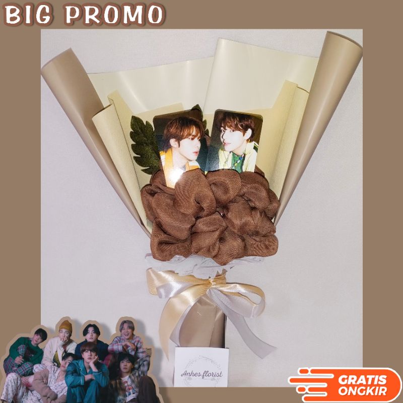 BUKET KERUDUNG / BUKET KPOP / BUKET BTS, (BISA REQUEST IDOL)