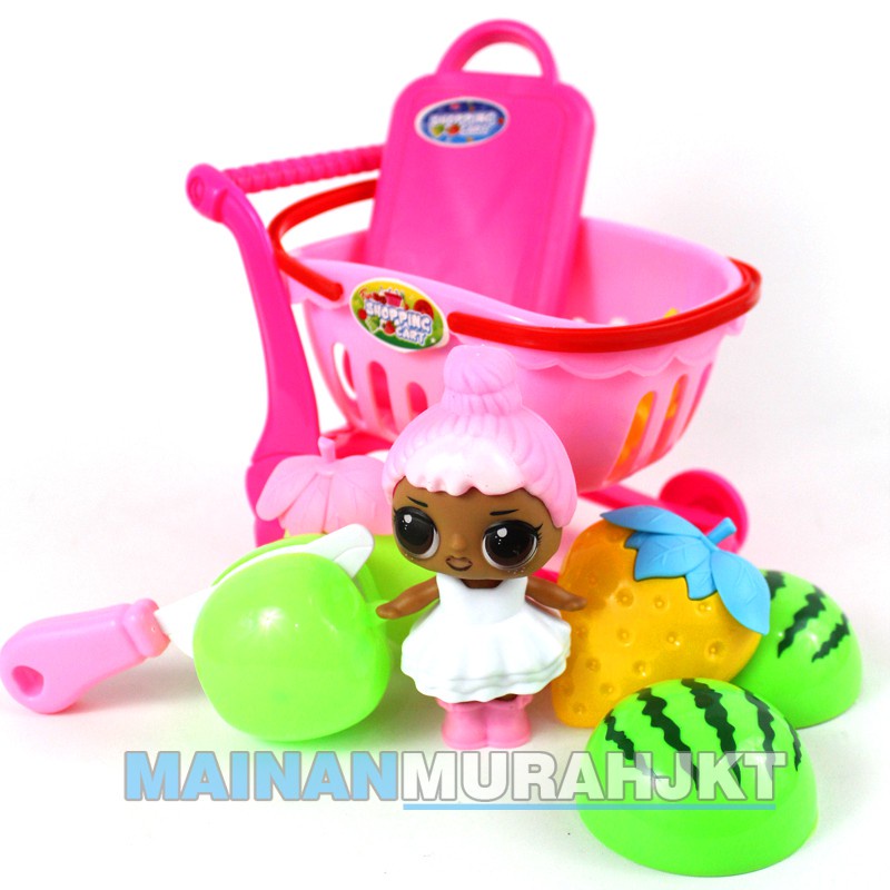 MAINAN ANEKA BUAH SAYUR TROLLY BONEKA MF19