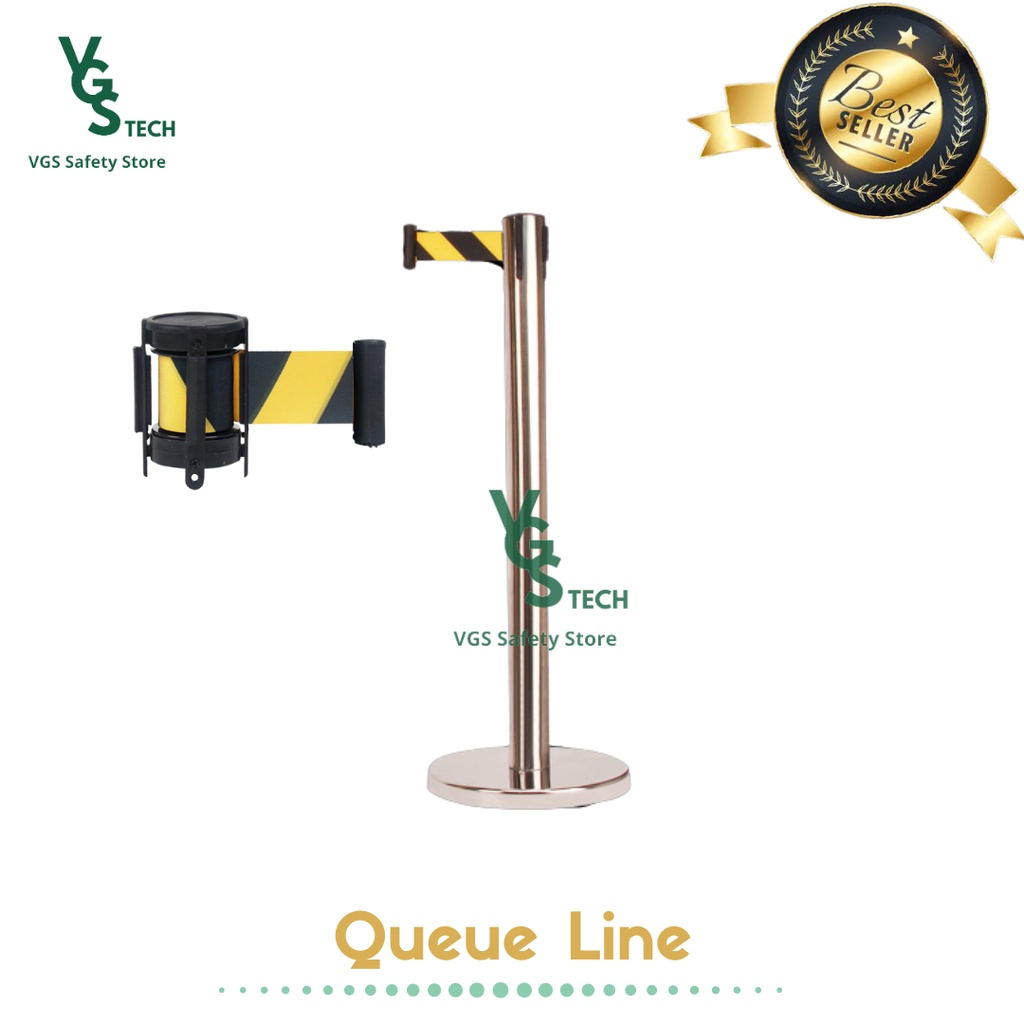 Queue Line Tiang Antrian Pita Police Line