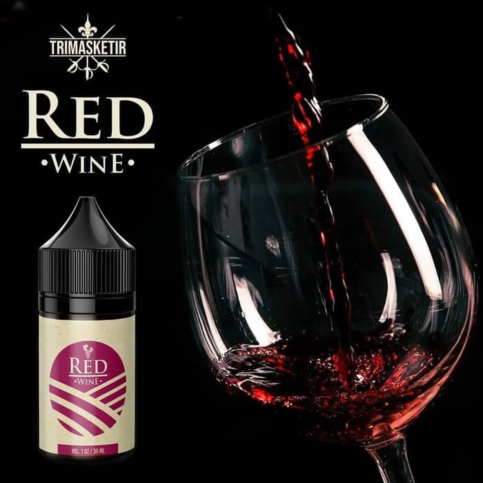 Red Wine Pods Friendly 30ml By Trimasketir Liquid Red Wine Salt