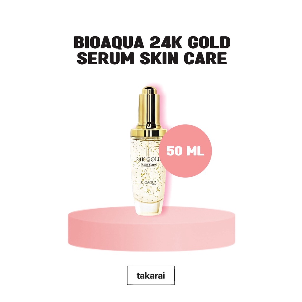 [COD] Bioaqua 24k Gold Paket 3in1 Treatment Kecantikan Anti Penuaan Dini &amp; Menyamarkan Flek Noda Bekas Jerawat