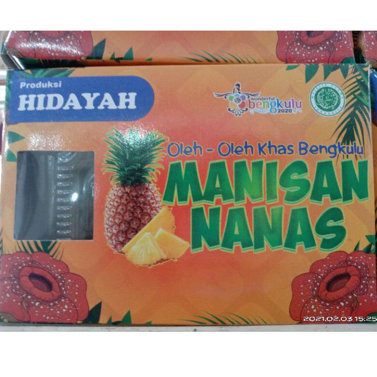 

Manisan Nanas Khas Bengkulu