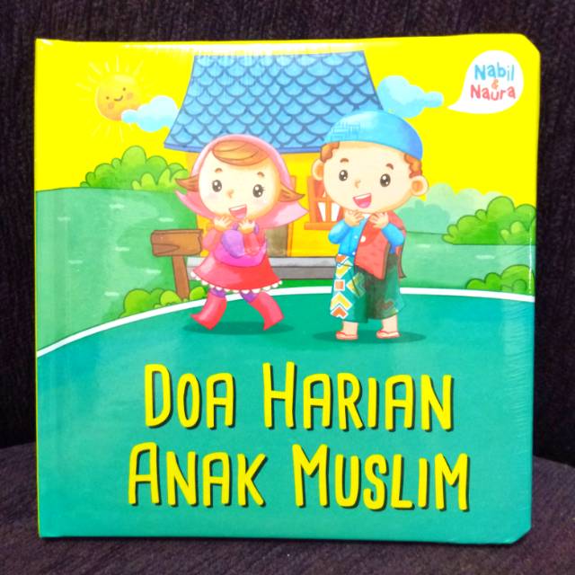 Doa harian anak muslim. BOARDBOOK doa sehari2. Buku doa anak.
