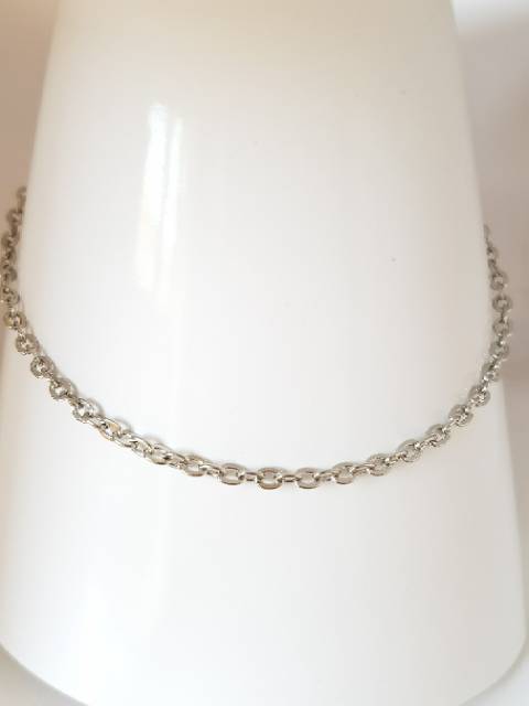 Kalung Nuri Silver Gold Titanium Import Antikarat kalung Import rantai nuri titanium