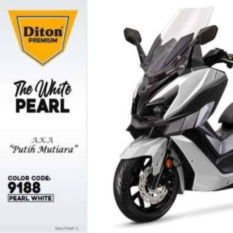 Pylok Diton Premium Pearl White 9188*  Cat Lembayung Putih 400cc