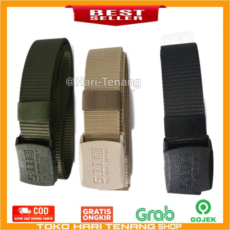 IkAT PINGGANG NYLON KANVAS 511/SABUK TACTICAL 511 IMPORT/GESPER 511 BAHAN KANVAS NILON