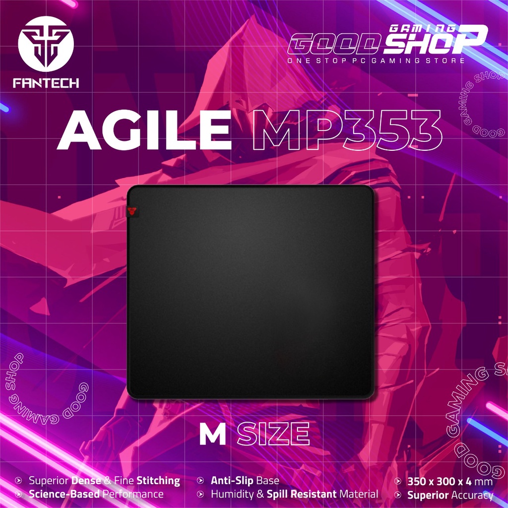 Fantech AGILE MP353 / MP-353 Size M Mousepad Gaming