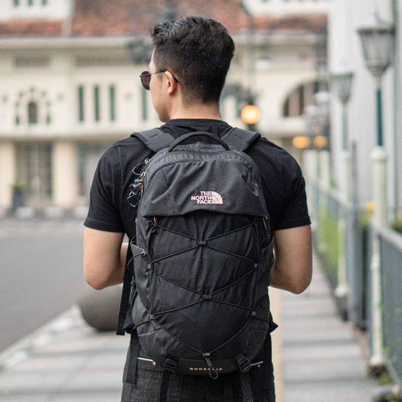 Daypack TNF borealis original - Daypack TNF original - Tas punggung TNF borealis
