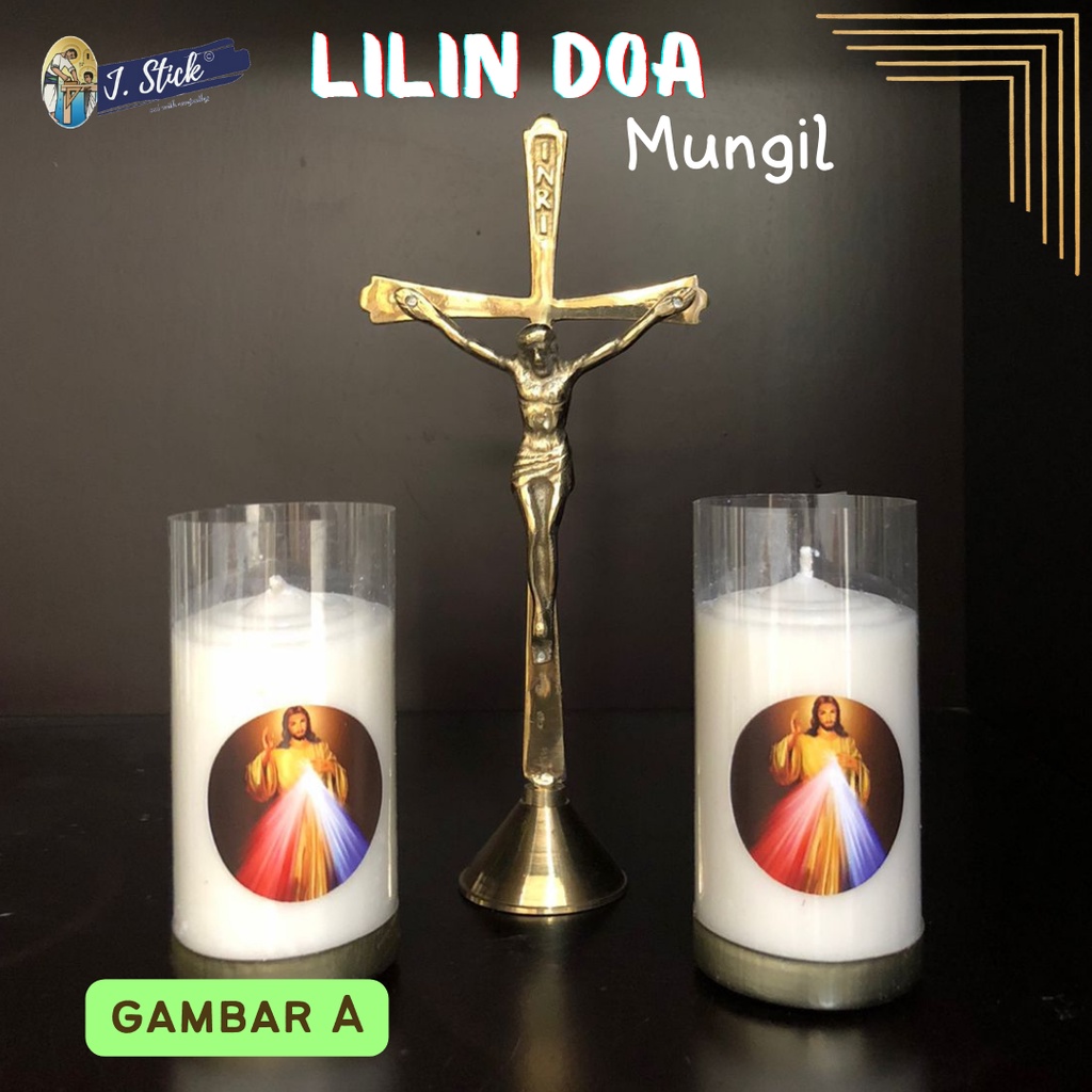 LILIN DOA, ukuran mungil  (sepasang)