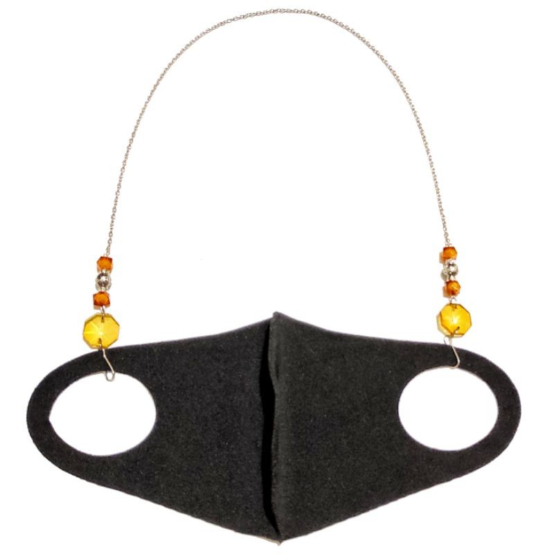 Kalung Gantungan Masker Strap Mask Hanging Samantha Crystal Chain Series Rantai