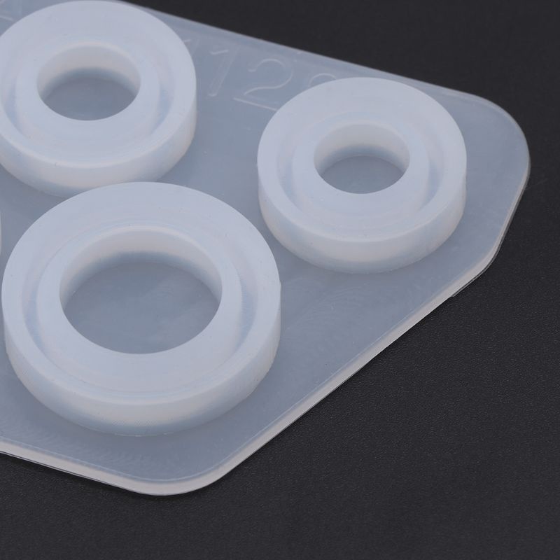 SIY  Flat Rings Mold Collection Handmade DIY Making Ring Jewelry Silicone Mold Crystal Epoxy Mould