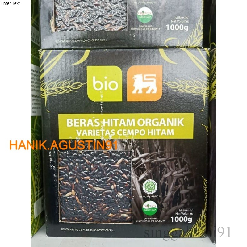 

Bionic Farm Beras Hitam Organik 1 Kg Untuk Diet Diabetes Kolesterol dan Jantung