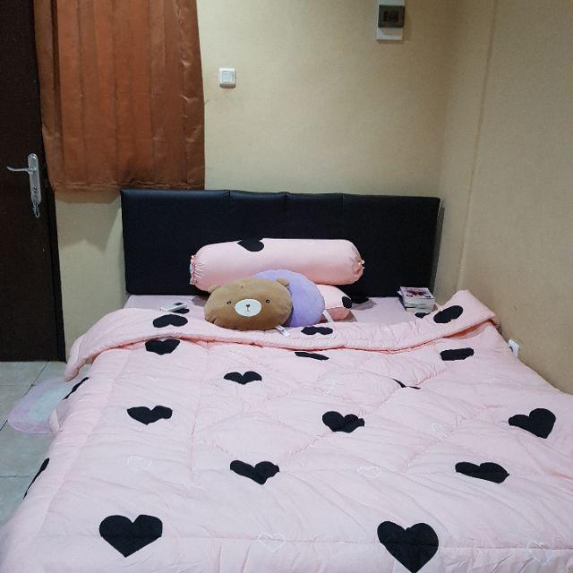 Set Bedcover Komplit | Katun Lokal Premium | Ukuran Double (140,160,180,200)