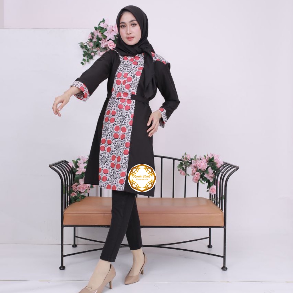 Rambe Batik Indonesia - Azura Tunik Best Seller Original