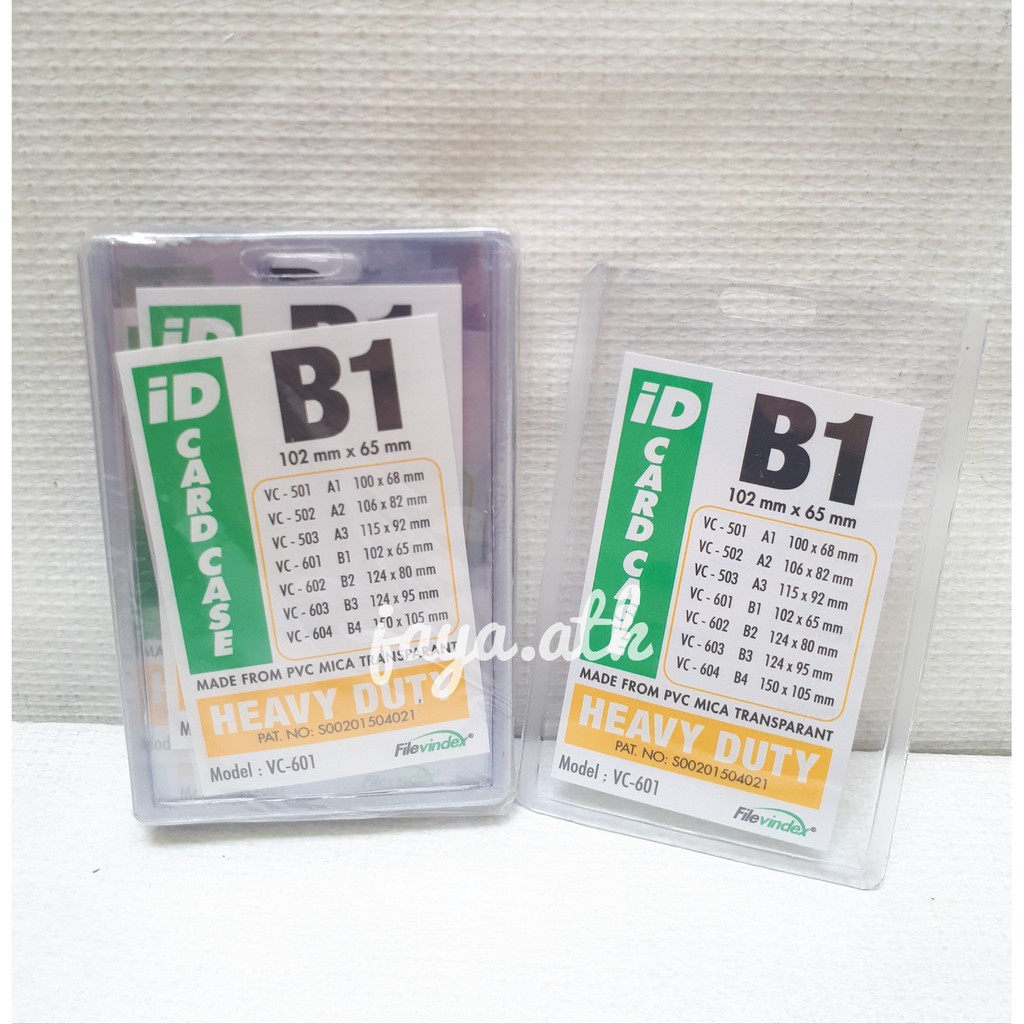 Name Tag / Plastik ID Card / Mika ID Card B1 (10.6 x 6.5 cm)