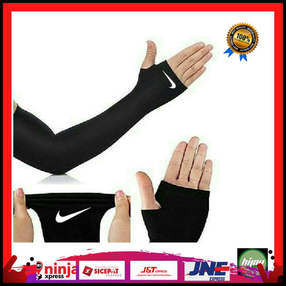 ARM SLEVEE HANSOK HANDSHOK MANSET TANGAN  SEPEDA BASKET GYM FITNESS GOWES VOLLY