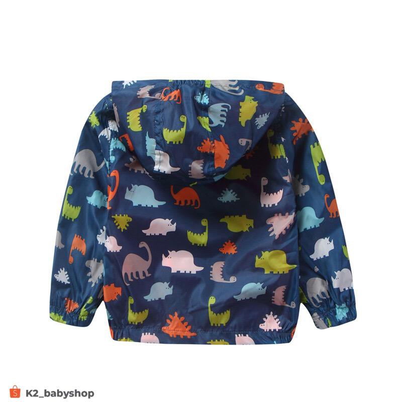 BABY K2 - BABY JAKET PARASUT MOTIF DINO KODE 00078