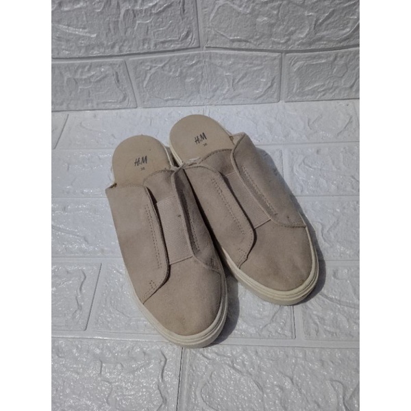 SALE - preloved sepatu sandal selop mules wanita hnm