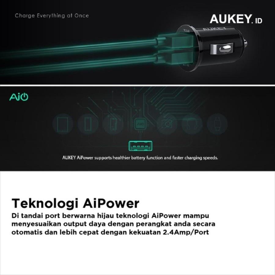 Car Charger Aukey Expedition Series CC-S1 2 Port