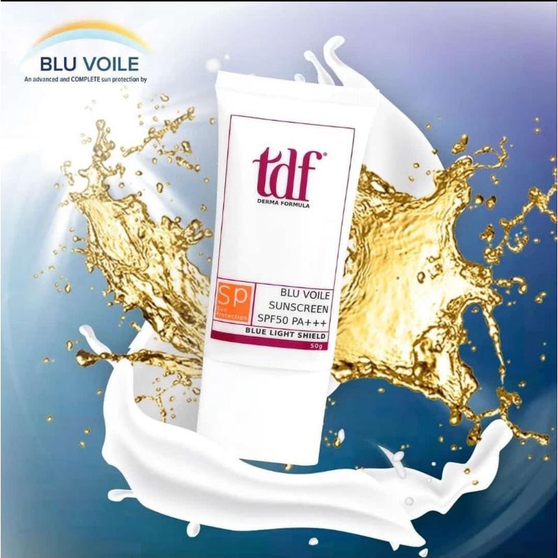 TDF Derma Formula Blue Voile Sunscreen SPF 50