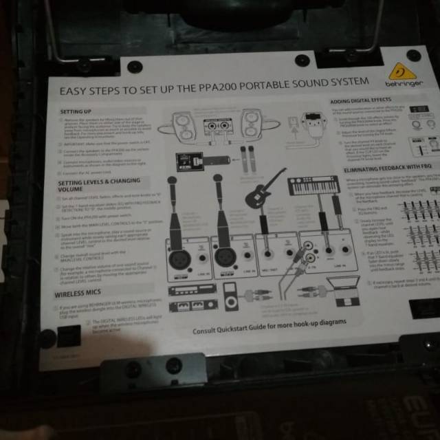 Behringer PPA 200 Portable Sound System