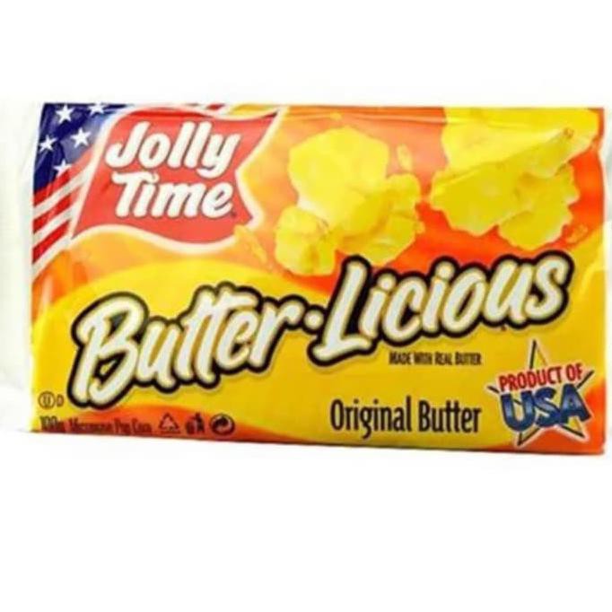 

3Pax Jolly Time Popcorn - Butterlicious - Product Of Usa