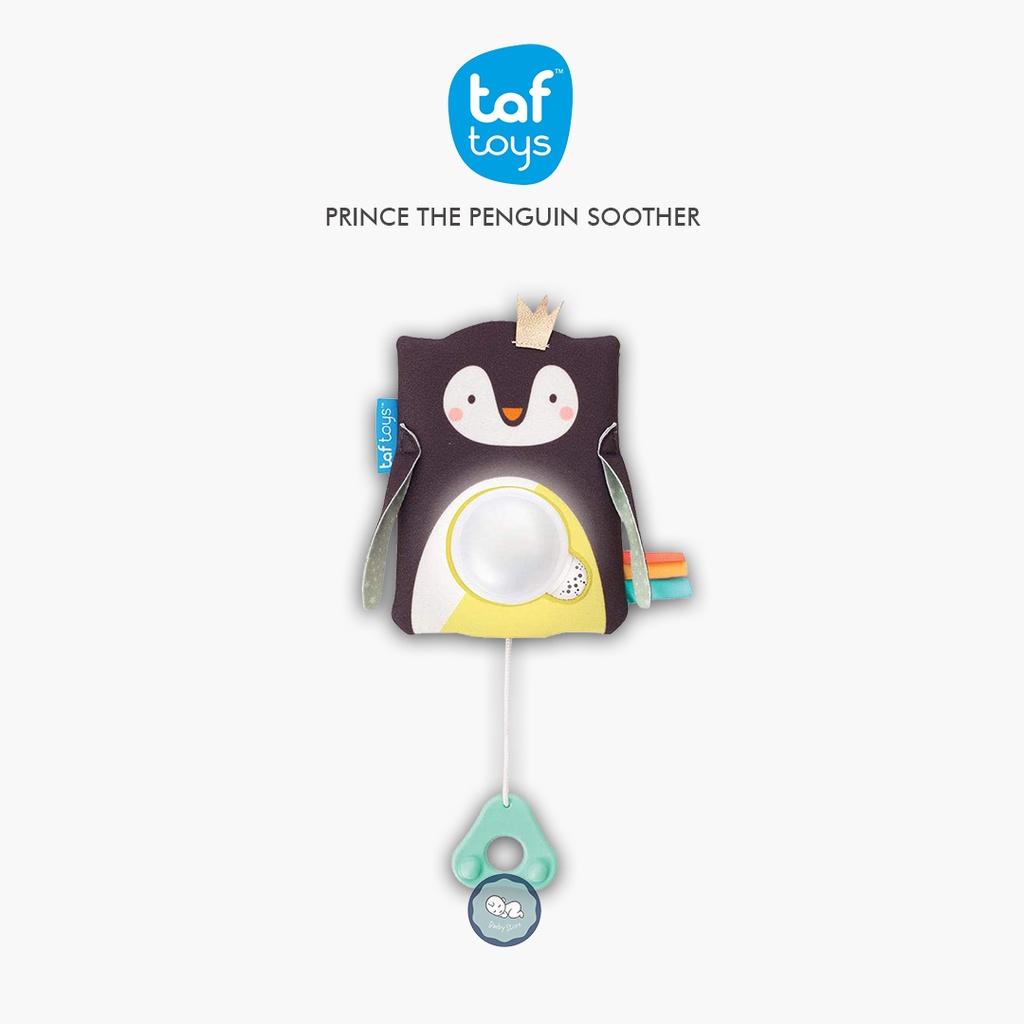 Taf Toys Prince The Penguin Baby Soother - mainan bayi