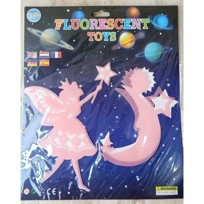 Sticker Glowing In the Dark Besar Tempelan Dinding Kamar Tidur