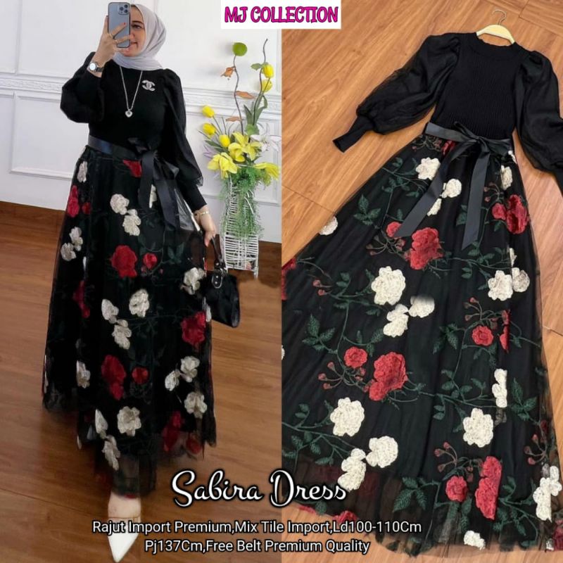 sabira dress ori by mj collection