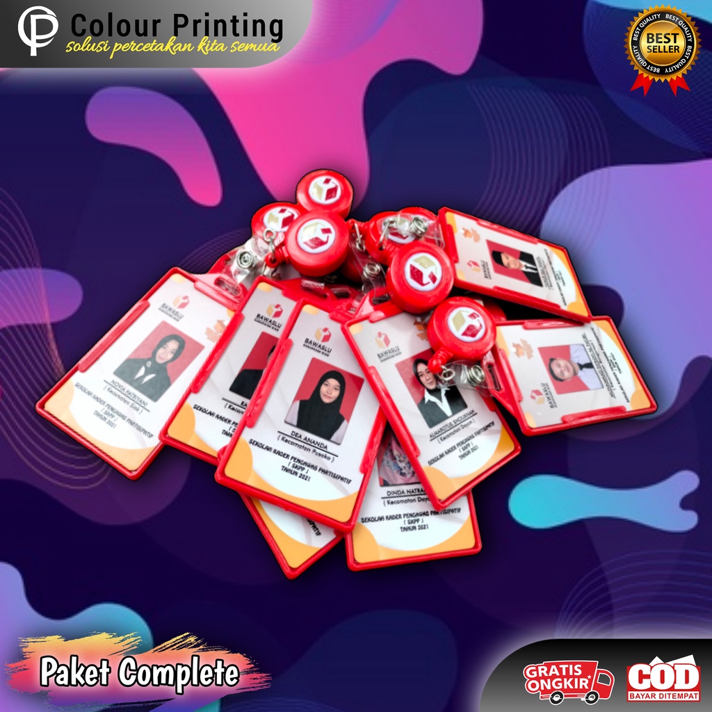 

Id Card l Holder Yoyo | Paket Komplit | Cetak Id Card Tanda Pengenal | Member Card | Tanpa Minimal Order