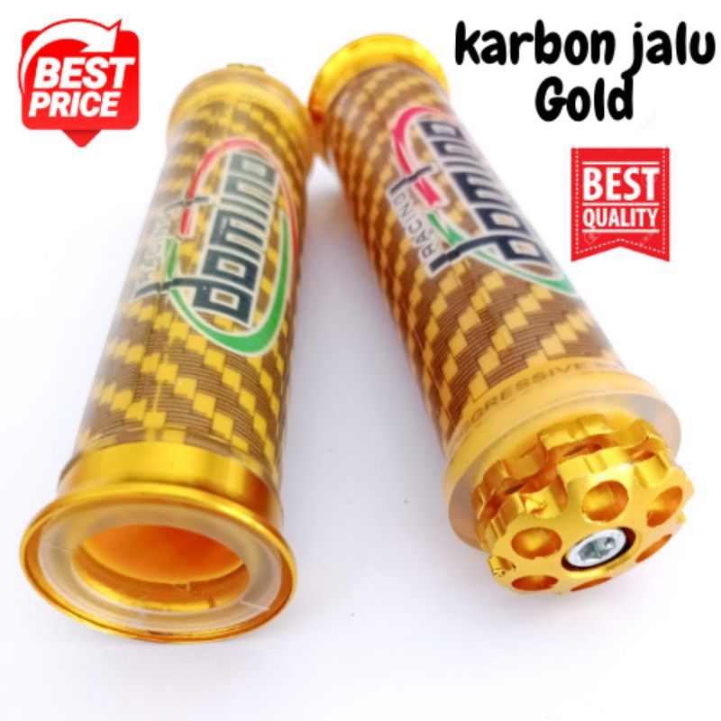 handgrip Domino hengrip model karbon jalu bintang universal all motor kuat dan lembut