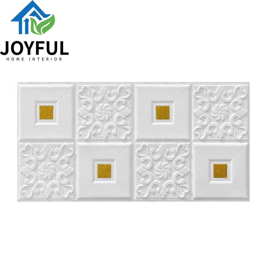 Joyful Home Interior-Wallpaper Dinding FOAM Timbul 3D Bata 70 x 35 cm-6