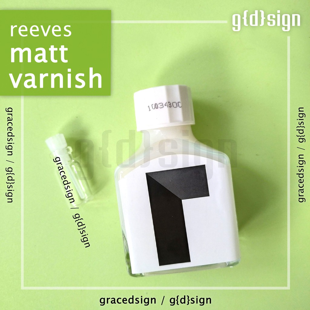 

Reeves Matt Varnish - Share in Bottle Cat Akrilik Acrylic Paint Pernis Lapisan Finishing Hand Poured