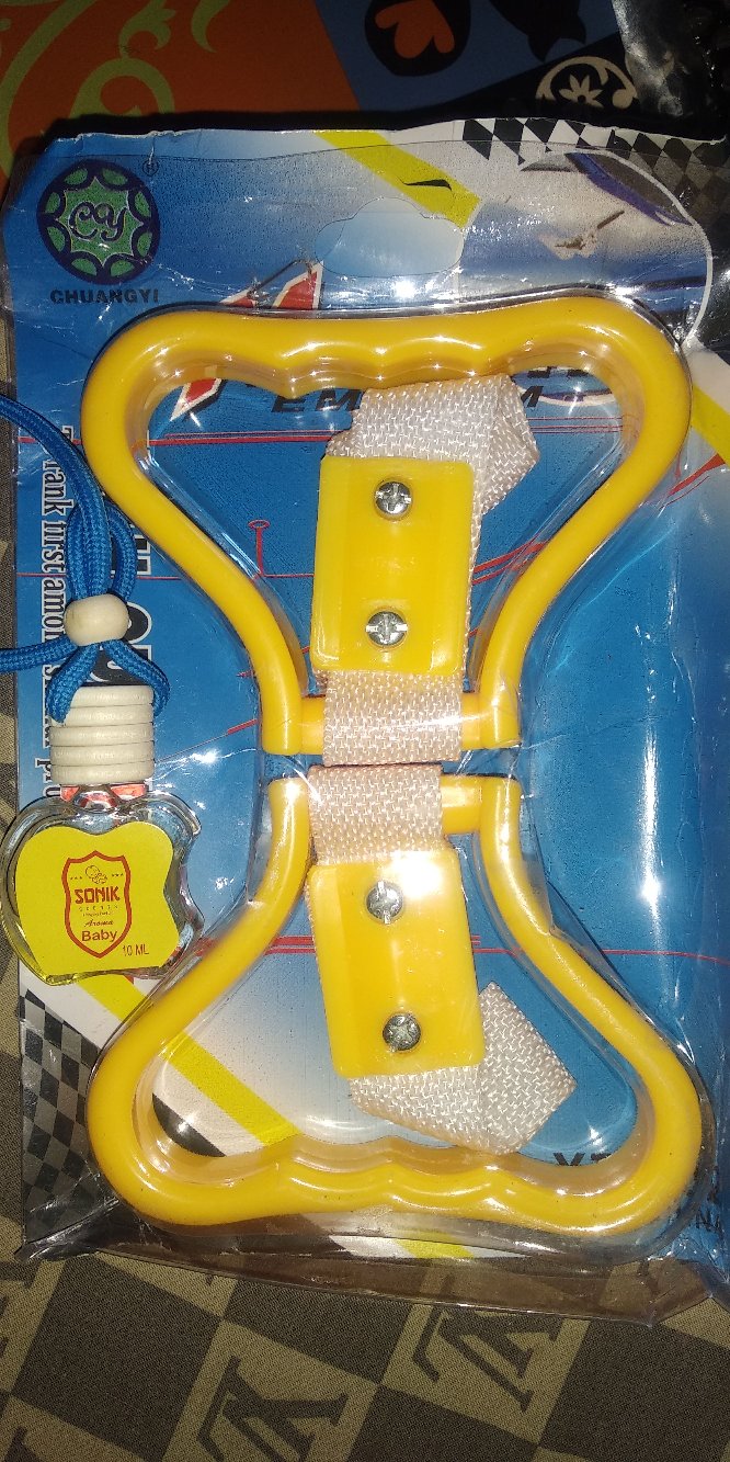 2 Pcs Gantungan Pegangan Busway Kuning