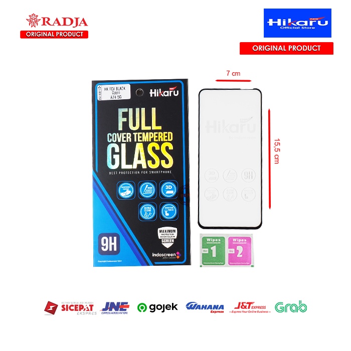 Hikaru Hydrogel Tempered Glass Screen Guard Oppo A74 5G