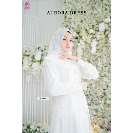 aurora dress ori by adzkia  || dress brukat