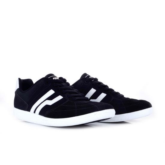 Sepatu Sneaker Classic Piero P10557 Zico Hooligan Black White
