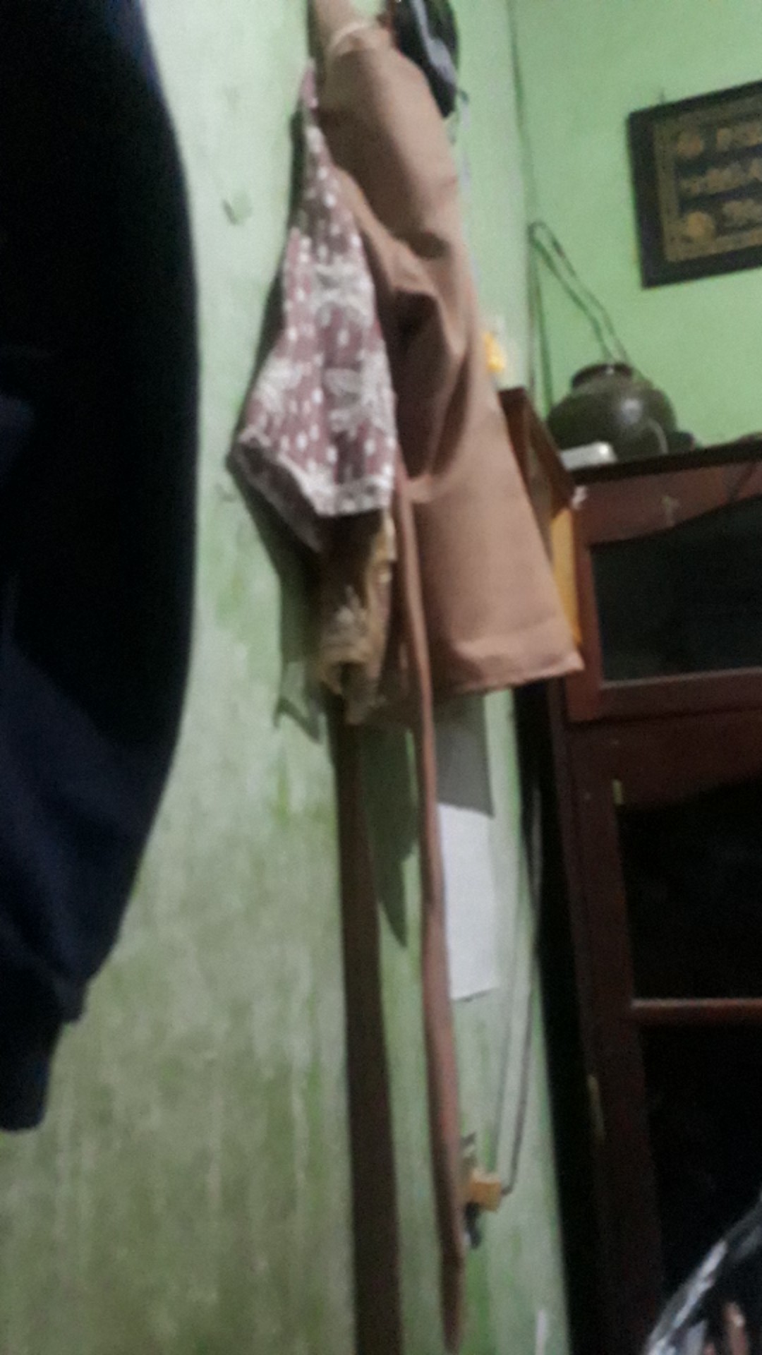 Tey-17 Batik Wanita Asj Sa Hrb026 Kenongo Kemeja Tosca Pendek