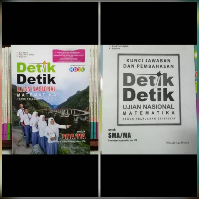 Buku Detik Detik Un Matematika Sma 2018 2019 Program Ipa