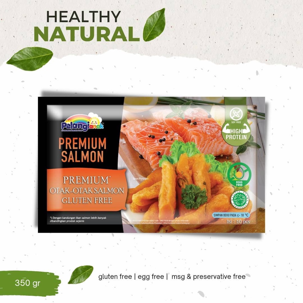 

Otak Otak Salmon Premium Homemade Sehat Alami Non MSG Pengawet Gluten - Original Pelangi Frozenfood isi 350g