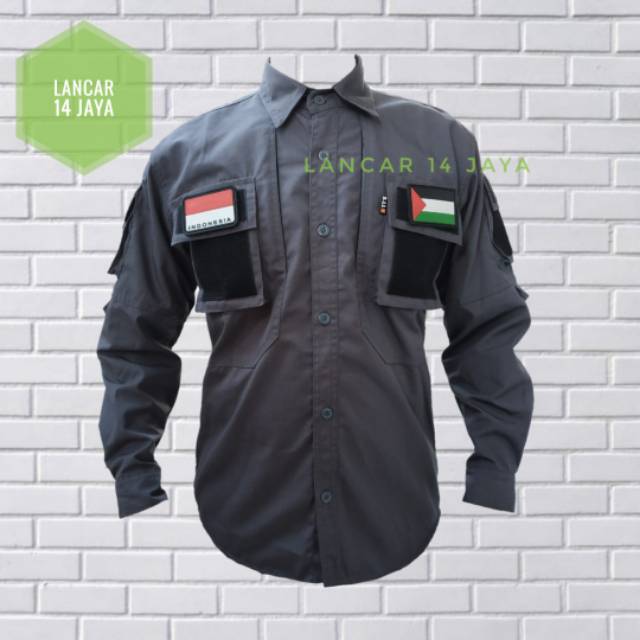 Kemeja 511 Kemeja Tactical PDL Kemeja Outdoor Lapangan Kemeja Seragam KPU Velcro Polos Best Seller