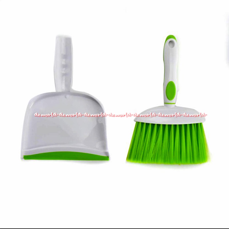 Duster &amp; Dustpan Set Sapu Kecil Sapu dan Pengki Mini Mobil Putih Ungu Hijau Dust Pan Pruple Green Mini Broom Proclean Pro Clean Mini Brush