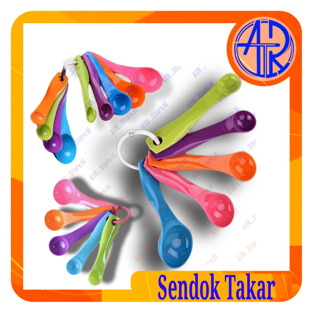 Sendok Takar Set 5 in 1 - Aneka Warna