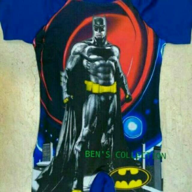 BAJU RENANG ANAK LAKI SD 8-12 TAHUN SIZE 2L - 4L BATMAN BEN'S ORIGINAL