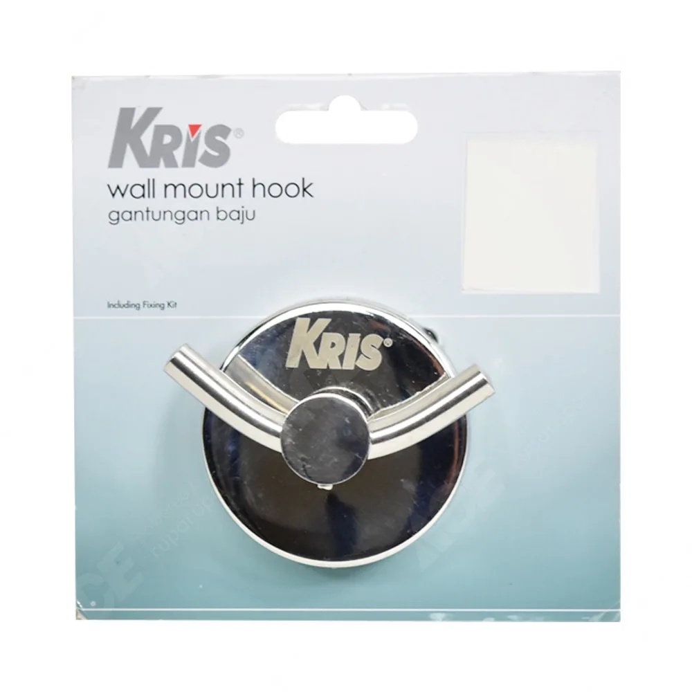 Ace Kris Gantungan Dinding 2 Pengait 7x 5.9x5.9 Cm - Silver