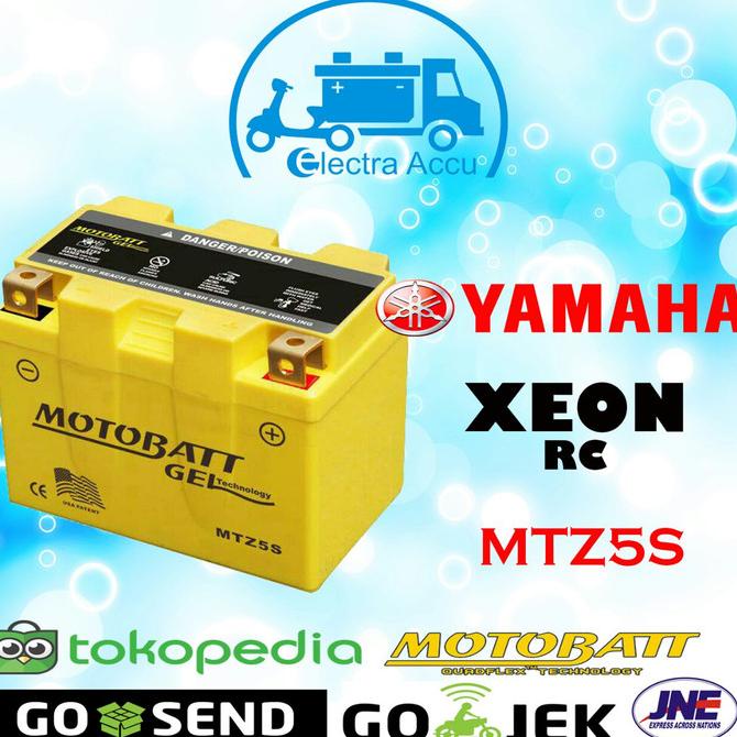 Aki motor Yamaha Xeon RC Motobatt MTZ5S aki kering electra87