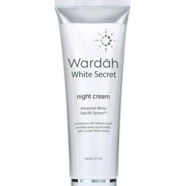 [BPOM] Wardah White Secret Night Cream 17 ML / Pelembap Wardah / Krim Malam / White Secret Series