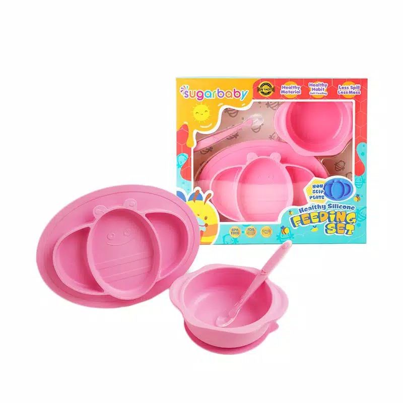 Sugar Baby Healty Silicone Feeding Set 3