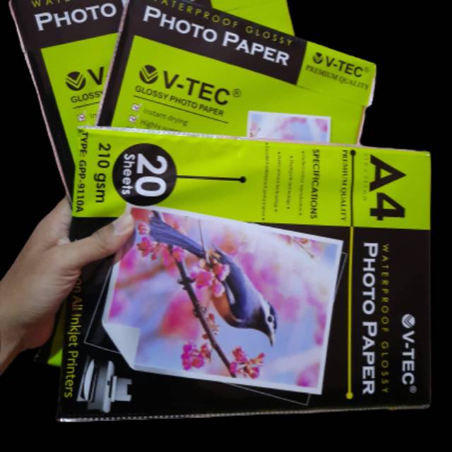 Kertas Foto V Tecevercross Glossy A4 210gsm Shopee Indonesia 3489