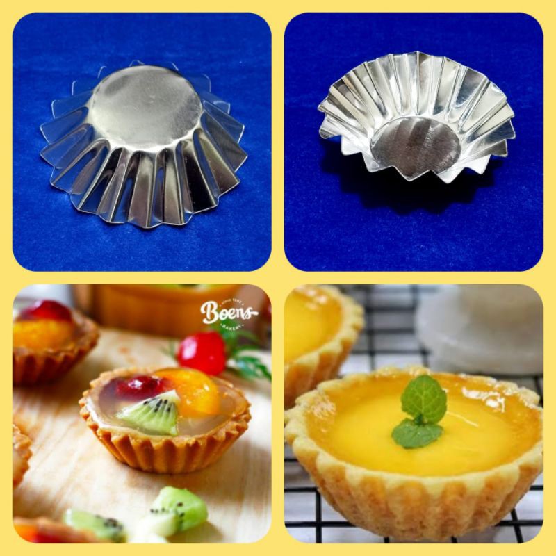 cetakan pie bali pie mini cetakan egg tart (dapat 10pcs)